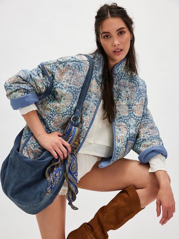SALENTINE™ - Chic Print Style Long Sleeve Jacket
