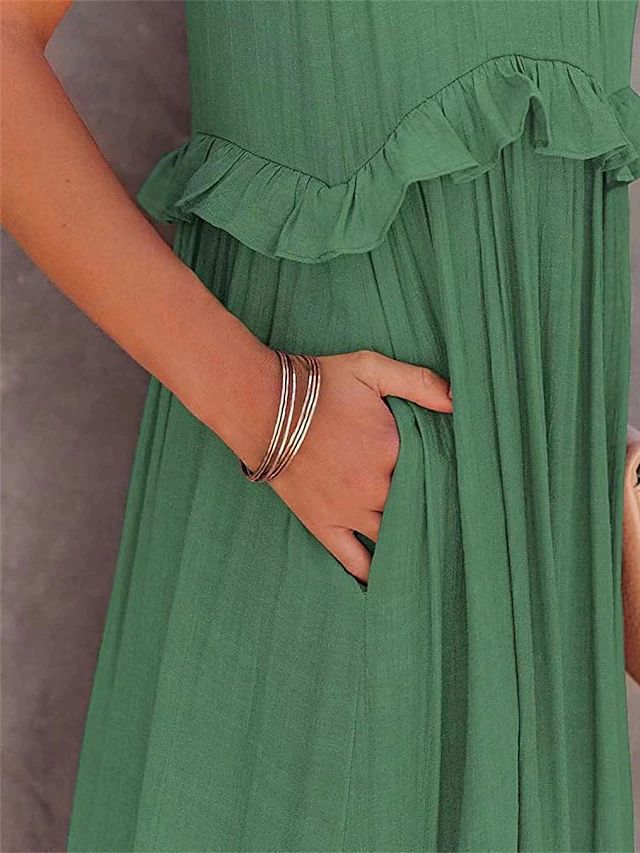 Cherry | Flow & Flutter Maxi Dress