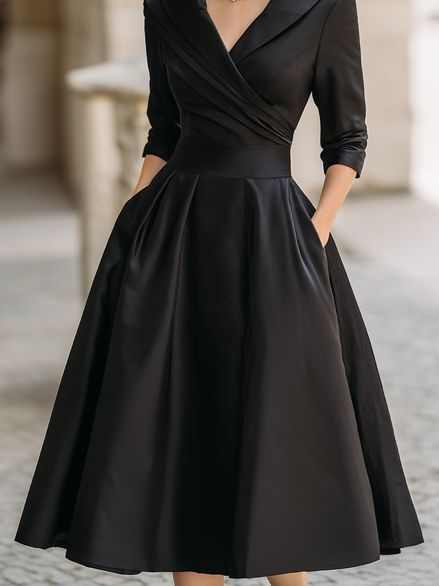 Marley | Elegant Wrap Midi Dress
