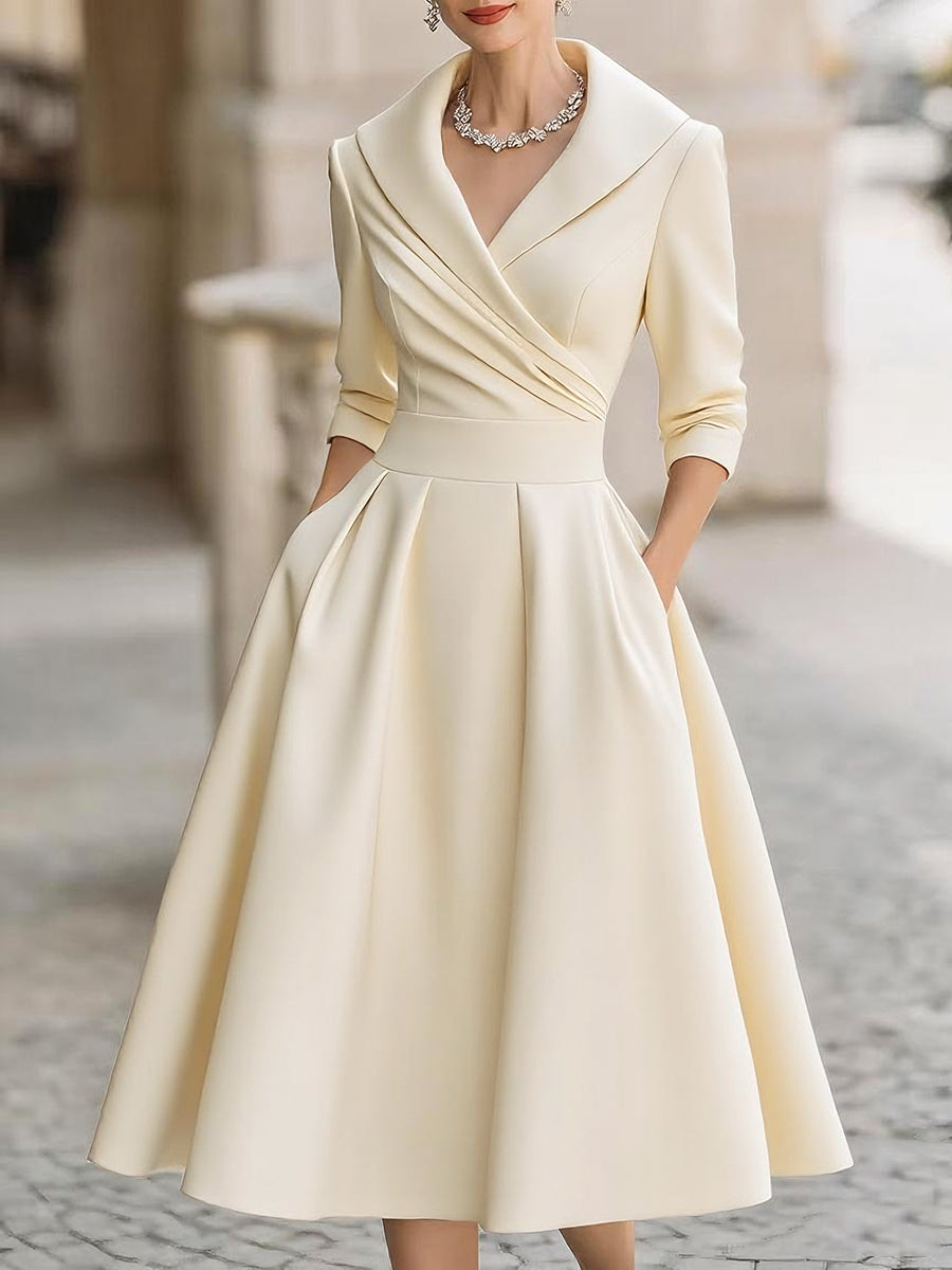 Marley | Elegant Wrap Midi Dress
