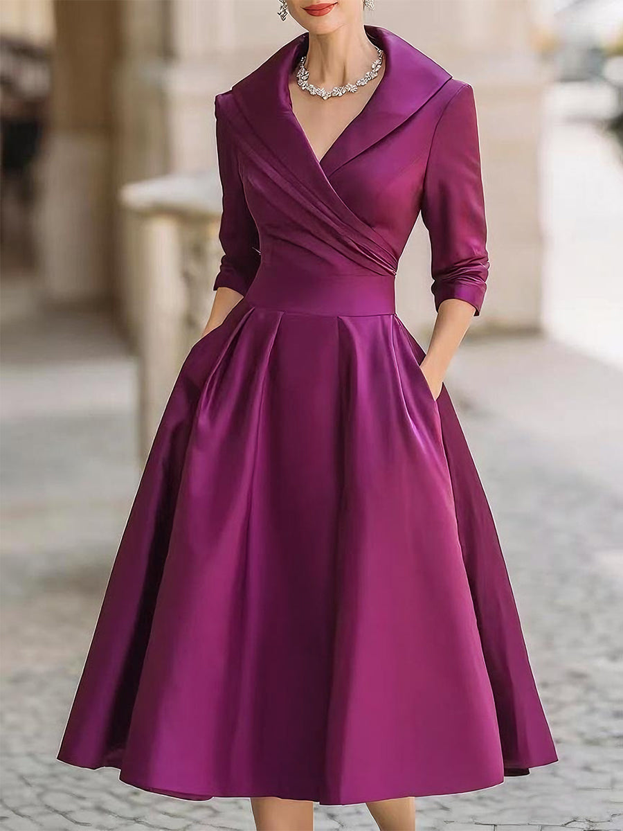 Marley | Elegant Wrap Midi Dress