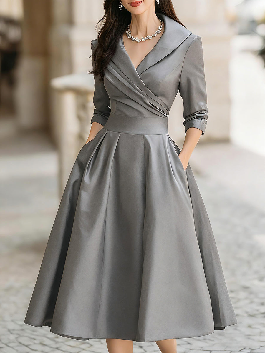 Marley | Elegant Wrap Midi Dress
