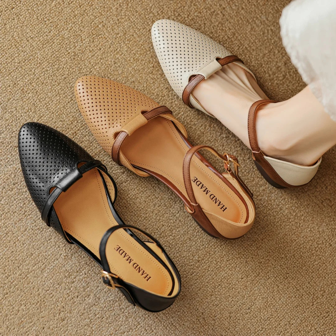 Julion Genuine Leather Heels