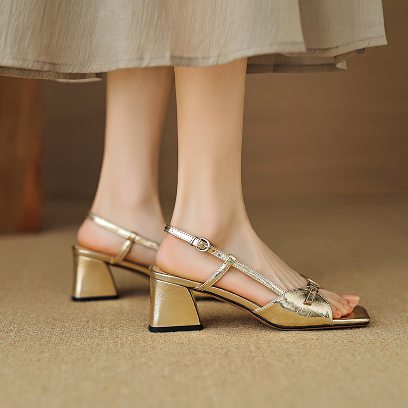 Capris Genuine Leather Sandals