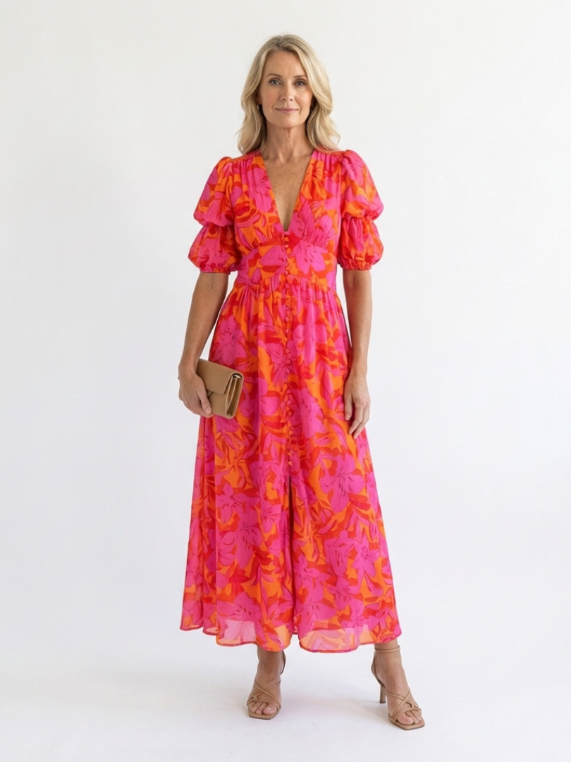 Olvera | Silky Flowing Maxi Dress
