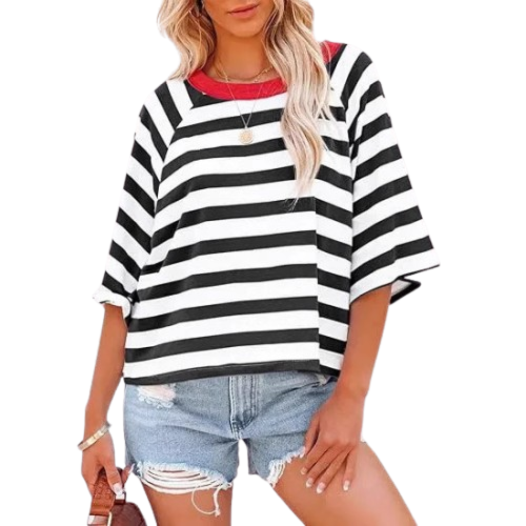 MAOSIE™ – Trendy Loose Fit Summer Crewneck Top