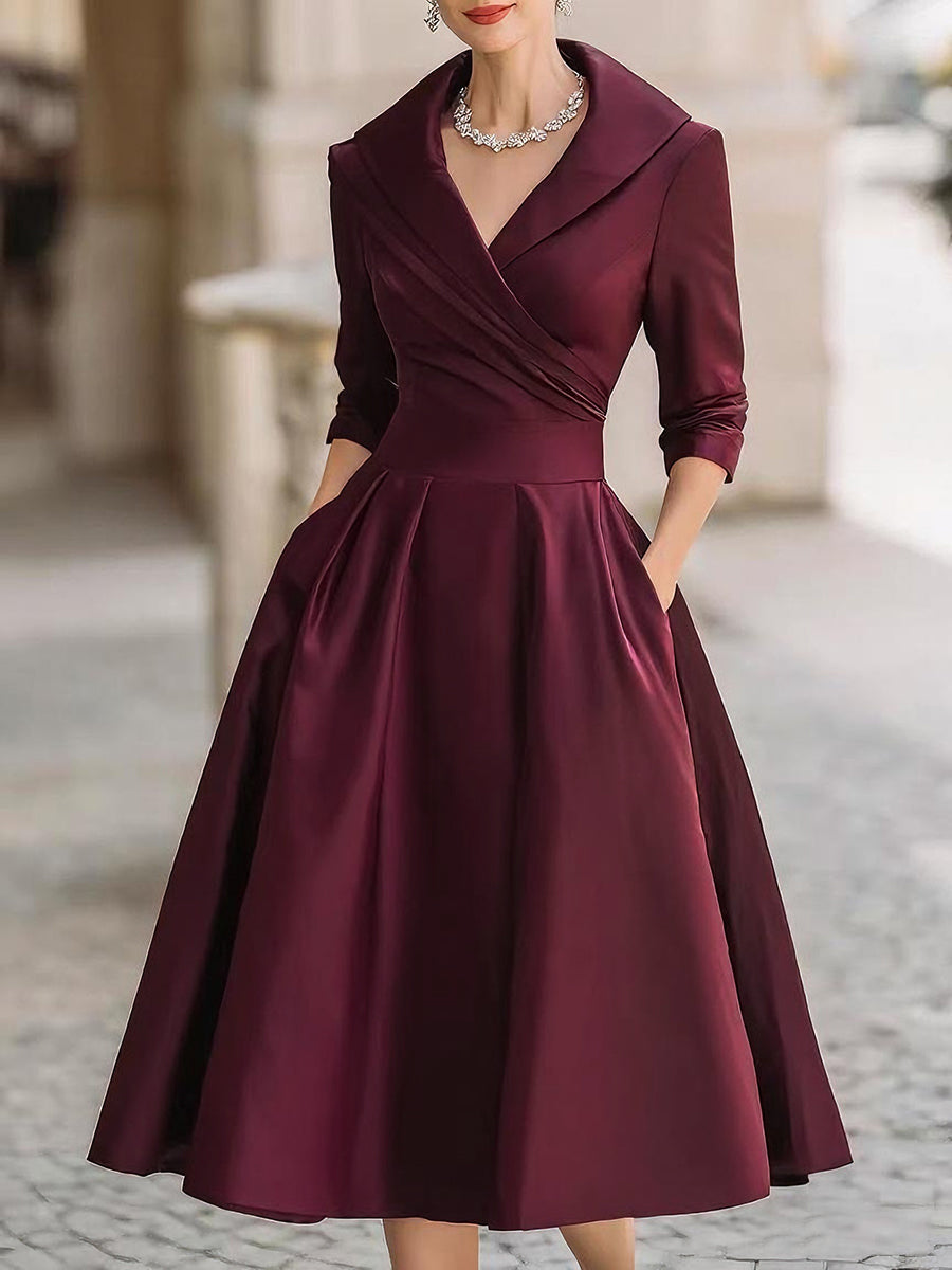 Marley | Elegant Wrap Midi Dress