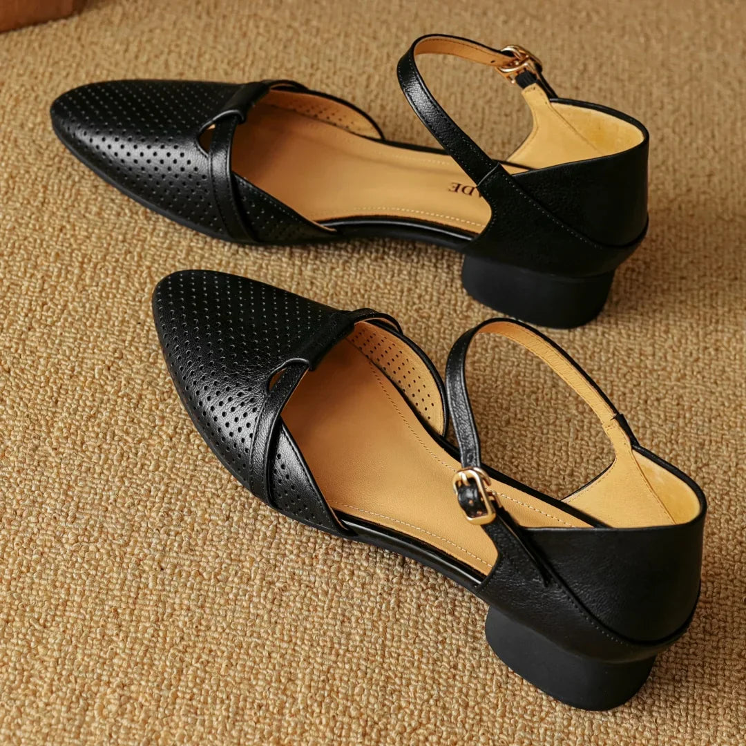 Julion Genuine Leather Heels