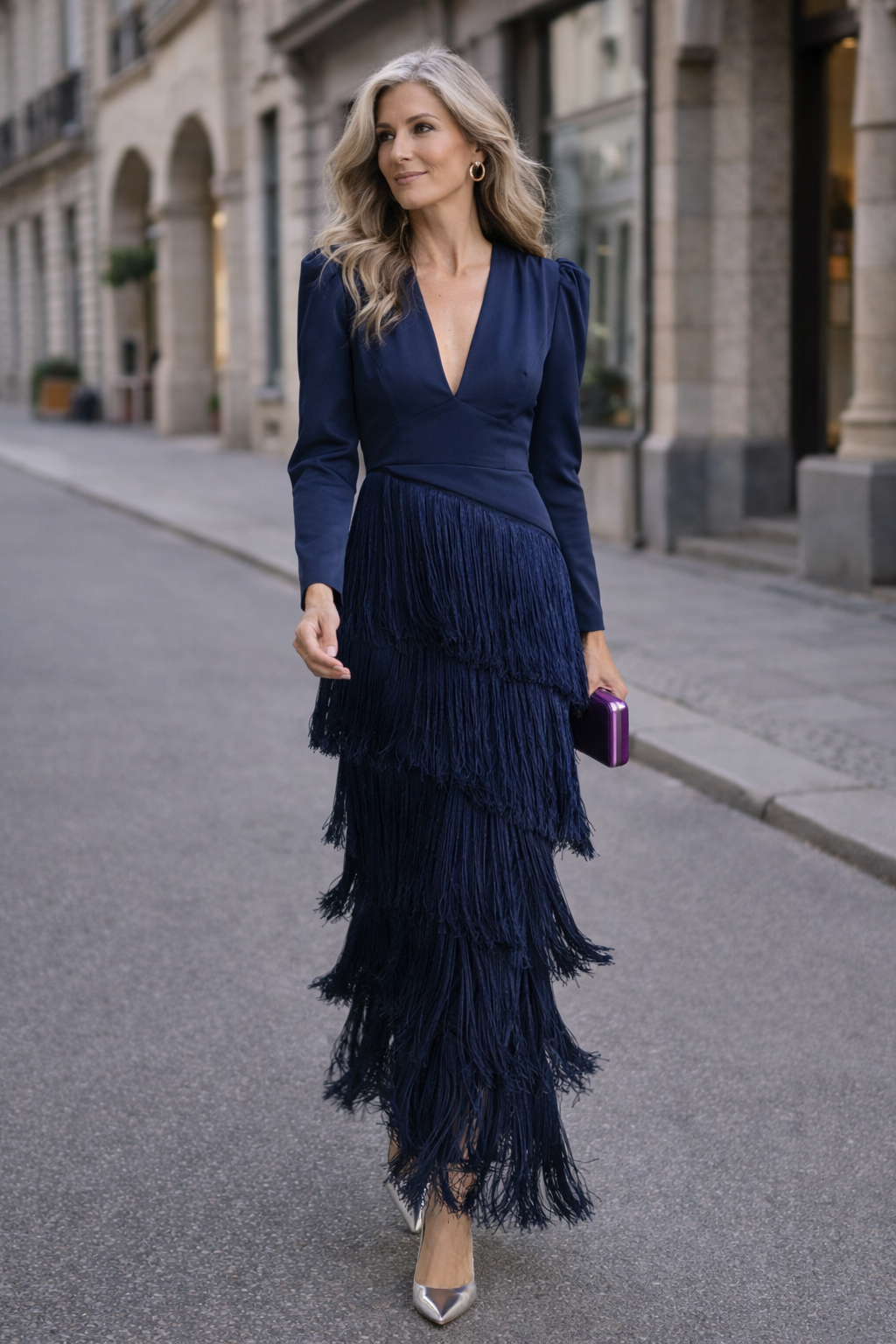 Ida | Elegant Fringe Dress