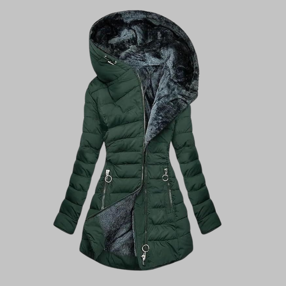 YENGE™ - Casual Slim Fit Hooded Long Sleeve Jacket