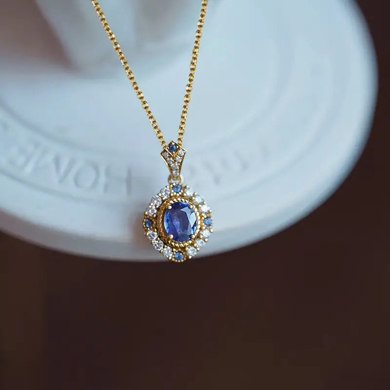 Flawless Polished Sapphiree Necklace