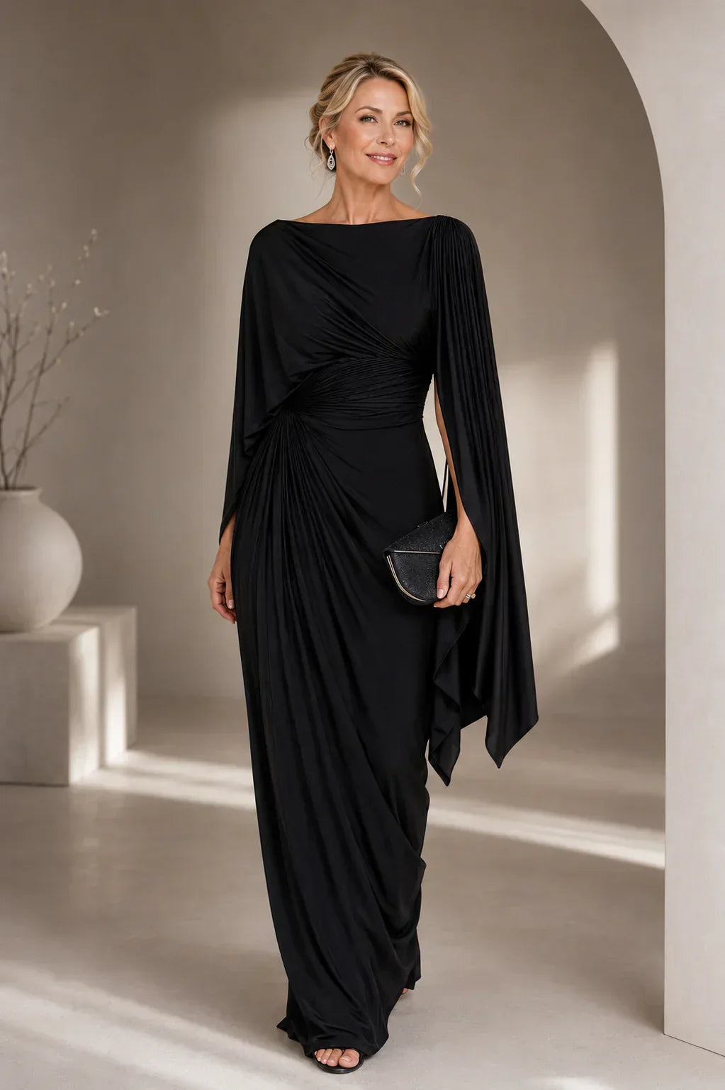 Avyana | Pleated Maxi Dress