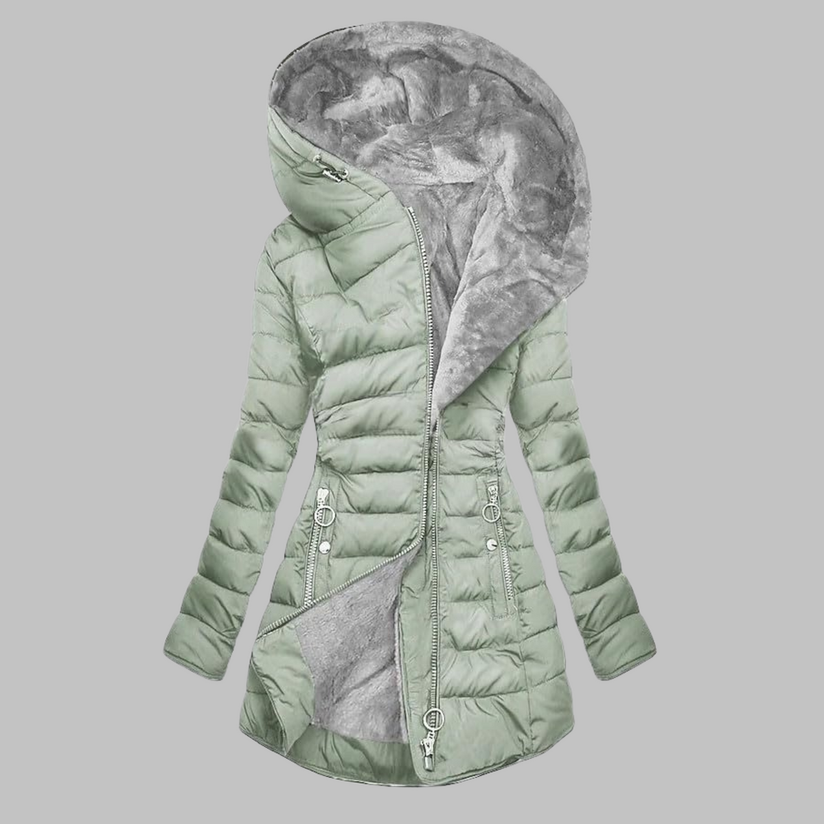 YENGE™ - Casual Slim Fit Hooded Long Sleeve Jacket