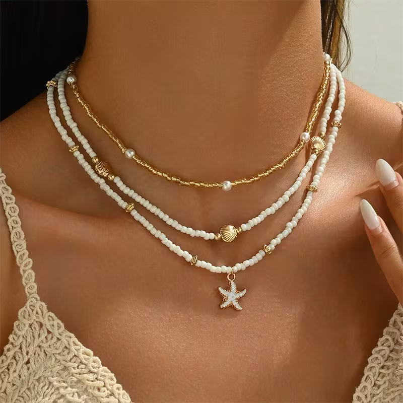 The Coastal Layers Necklace Set