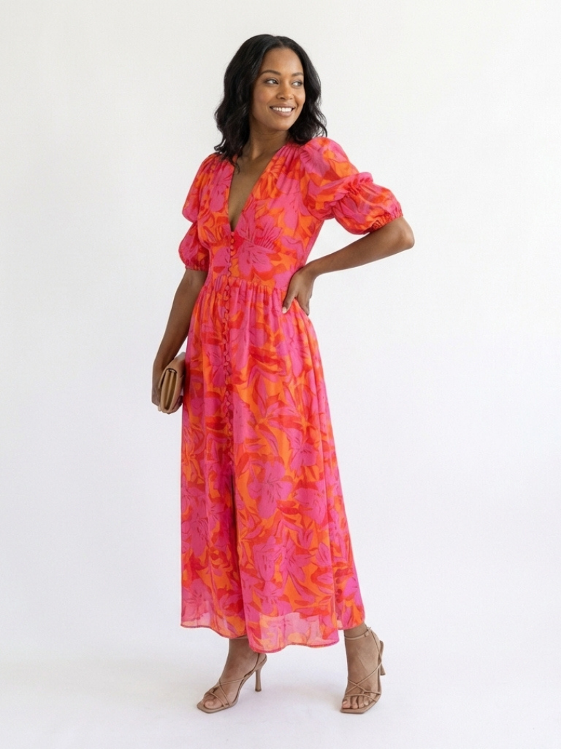 Olvera | Silky Flowing Maxi Dress