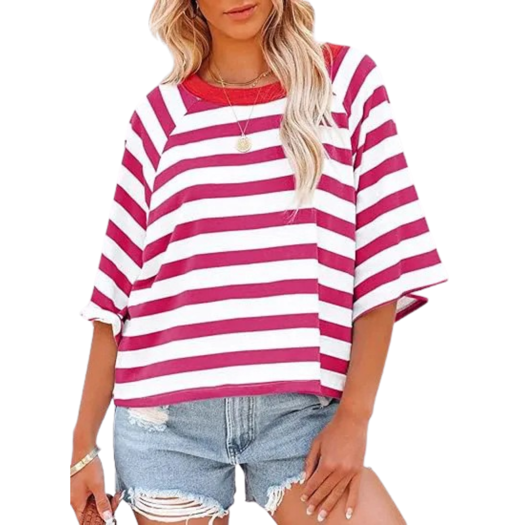 MAOSIE™ – Trendy Loose Fit Summer Crewneck Top