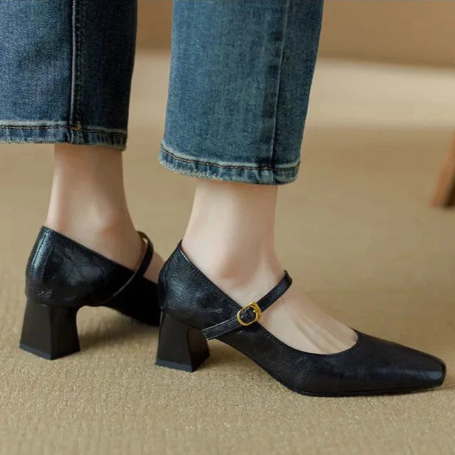 Bella Genuine Leather Heels