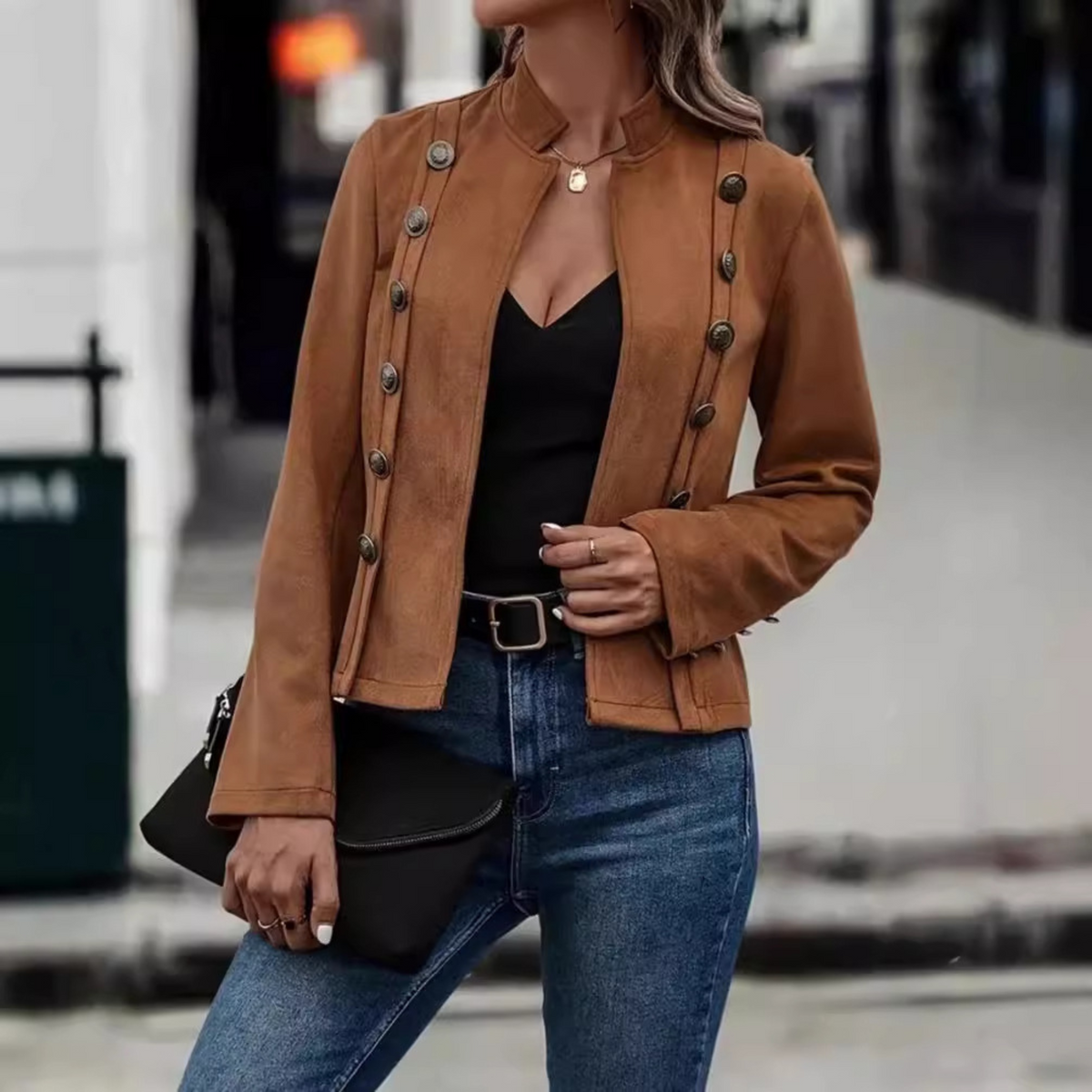 TASMIN™ - Vintage Slim Fit  Long Sleeve Jacket