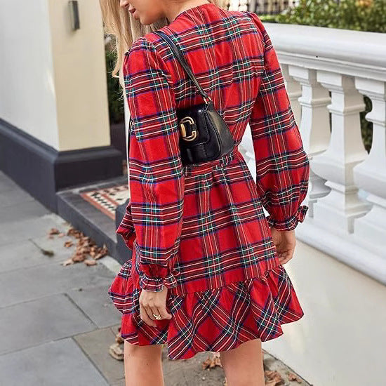 Emily | Plaid Mini Dress