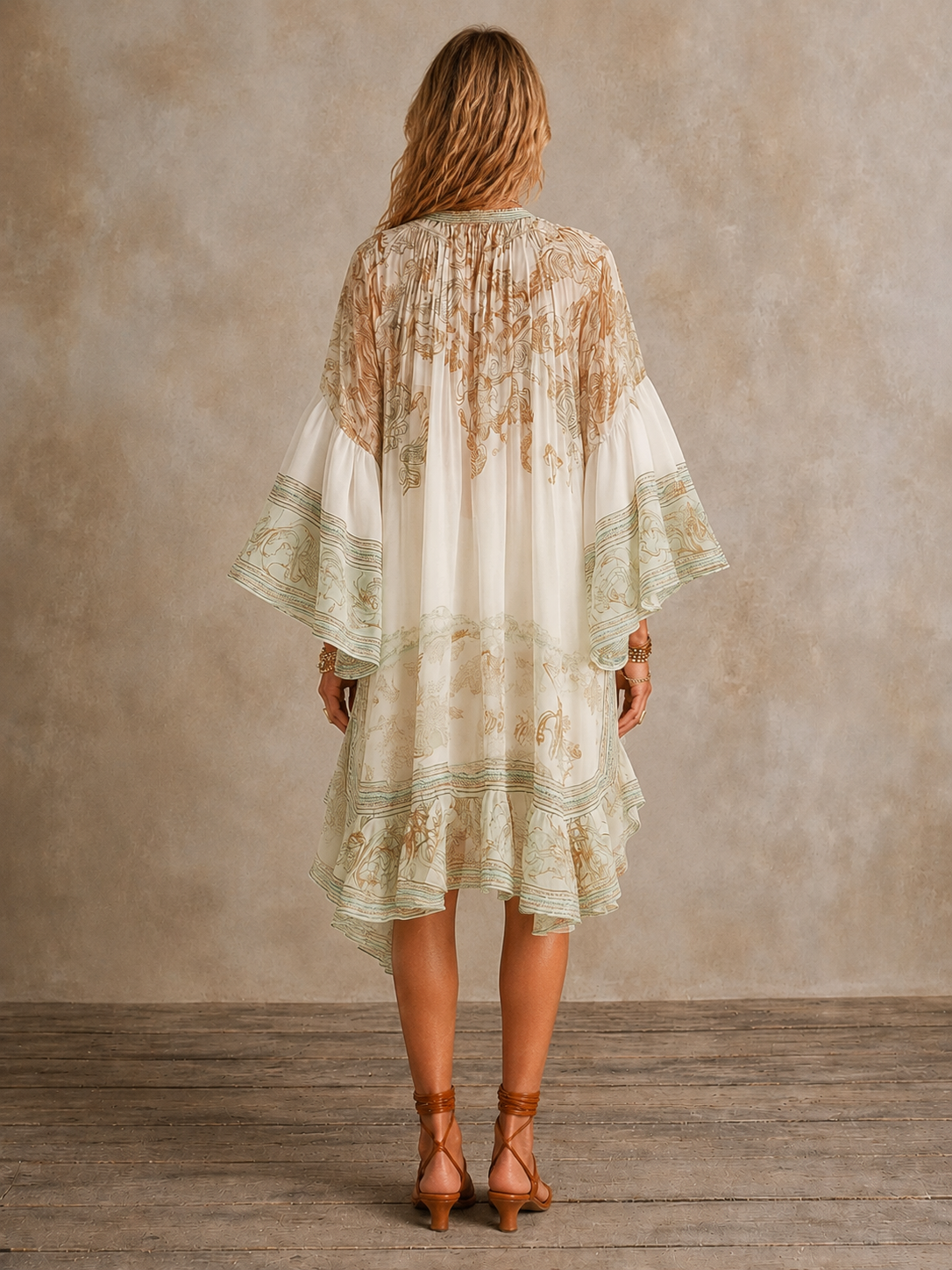 Susanna | Airy Ruffle Hem Mini Dress