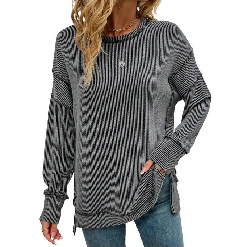 HAIZEY™ - Cozy Ribbed Oversized Sweatshirt