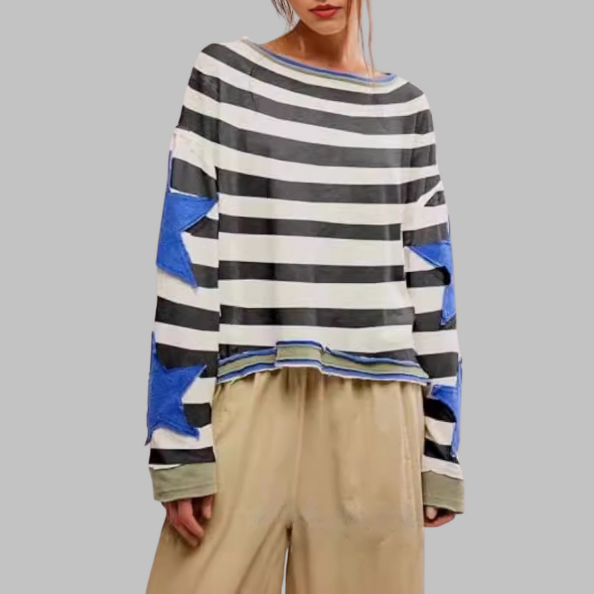 PETIT™ - Casual Summer Loose Long-Sleeve Streetwear Top