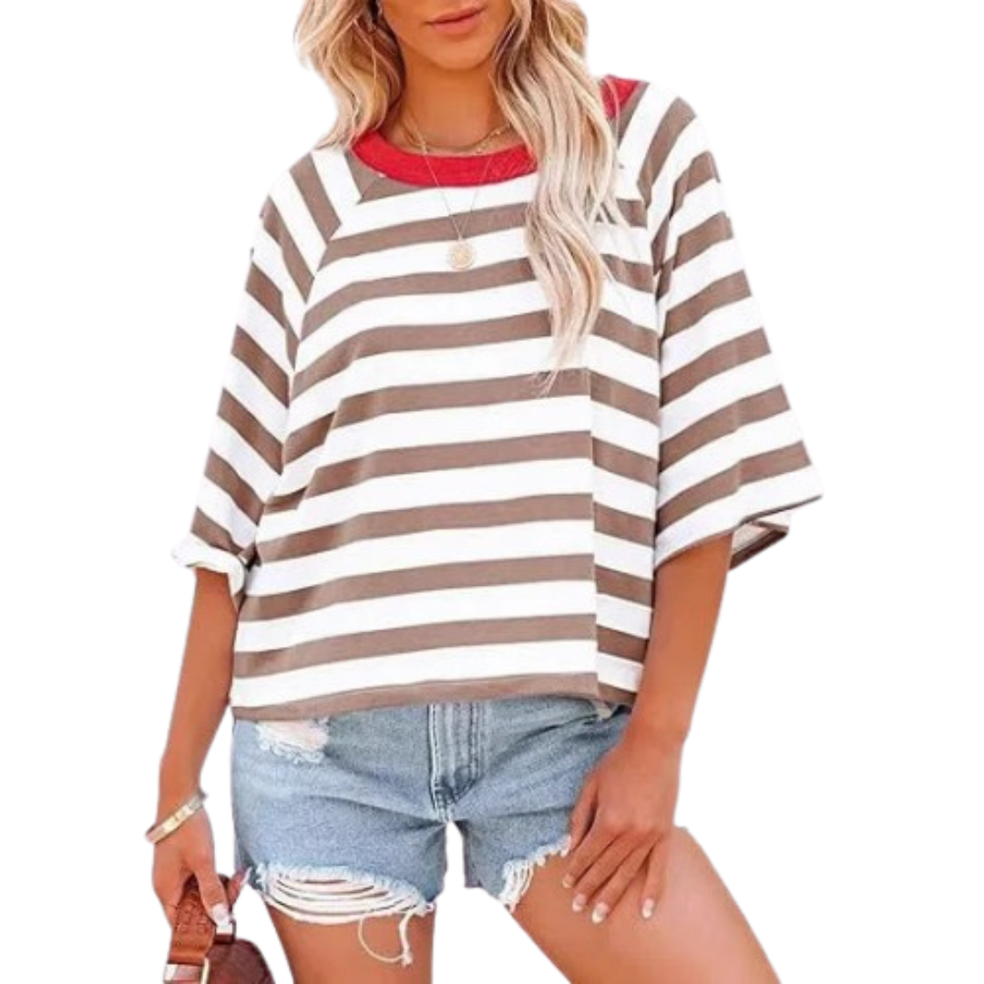 MAOSIE™ – Trendy Loose Fit Summer Crewneck Top