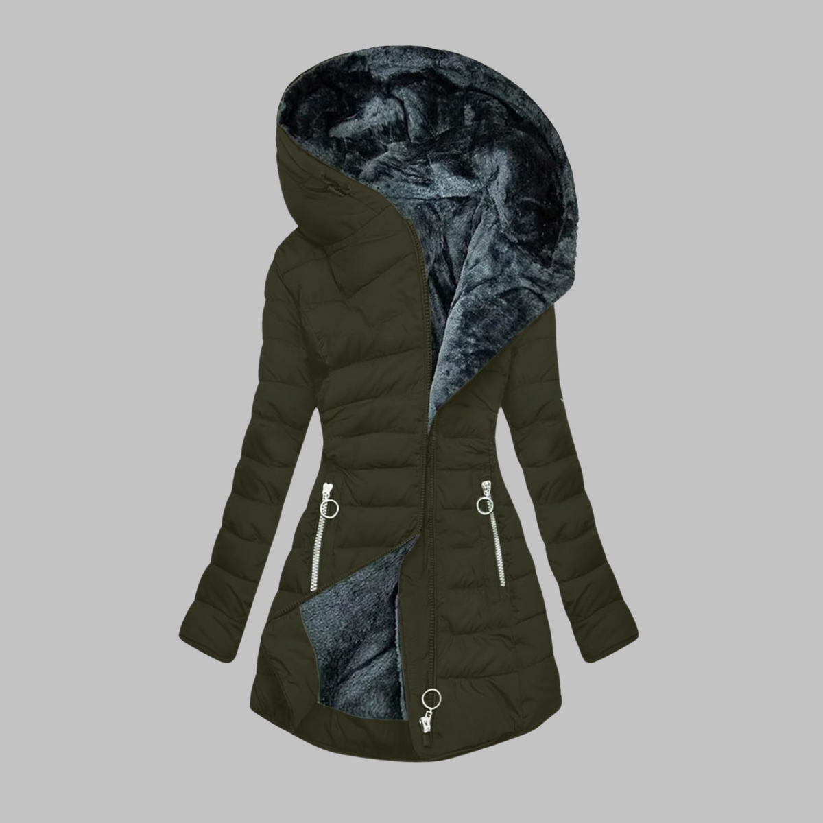 YENGE™ - Casual Slim Fit Hooded Long Sleeve Jacket