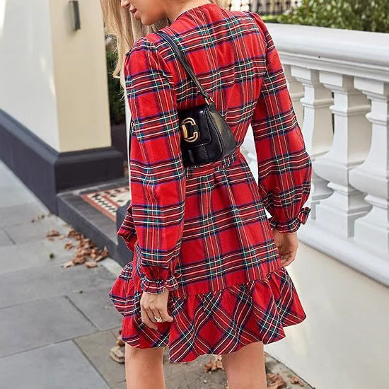 Emily | Plaid Mini Dress