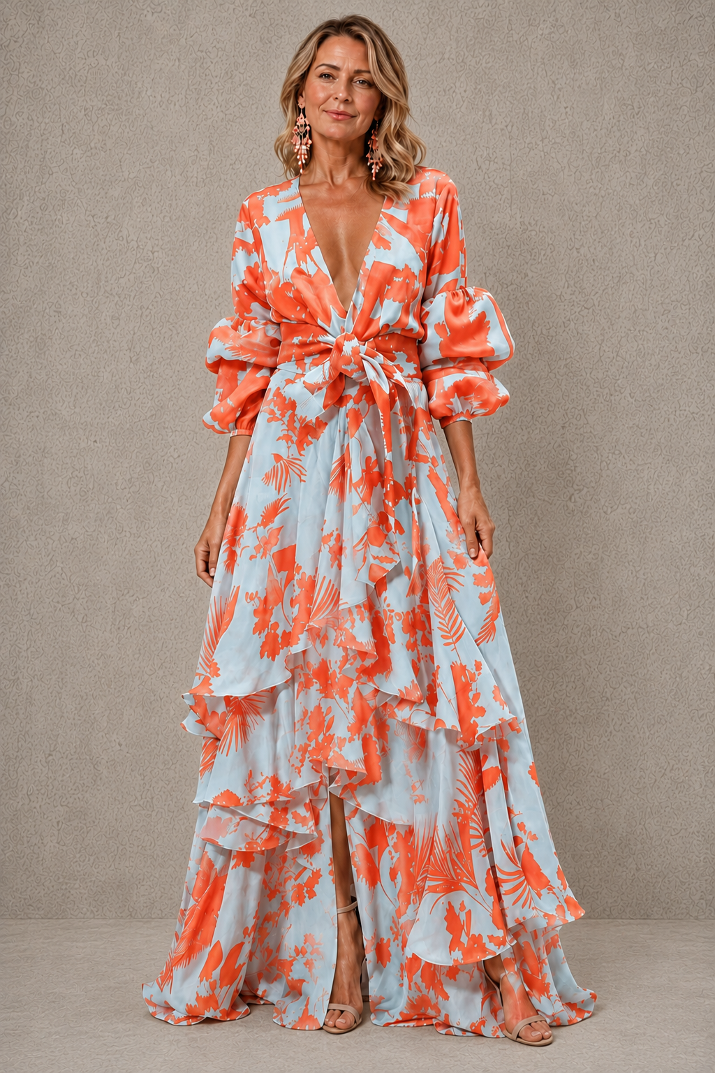 Katarina | Effortless Belted Waist Maxi Dress