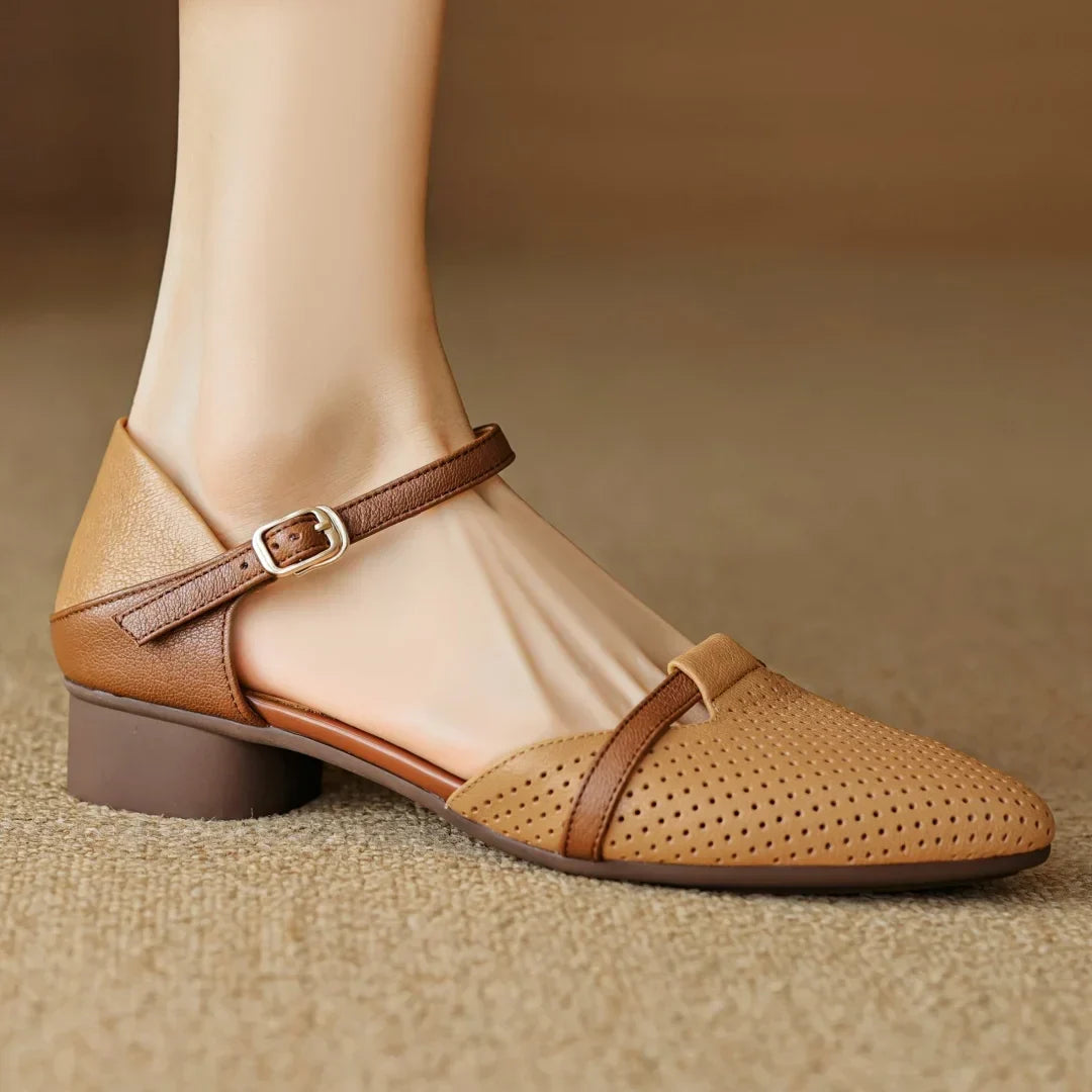 Julion Genuine Leather Heels