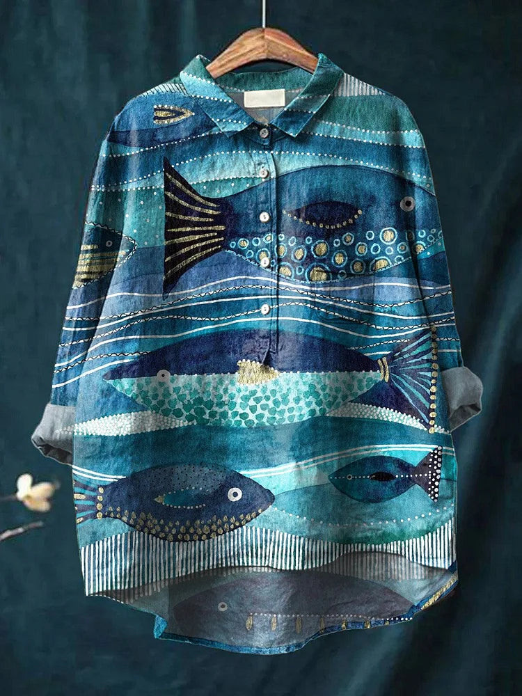 JACKY™ - Ocean Art Shirt