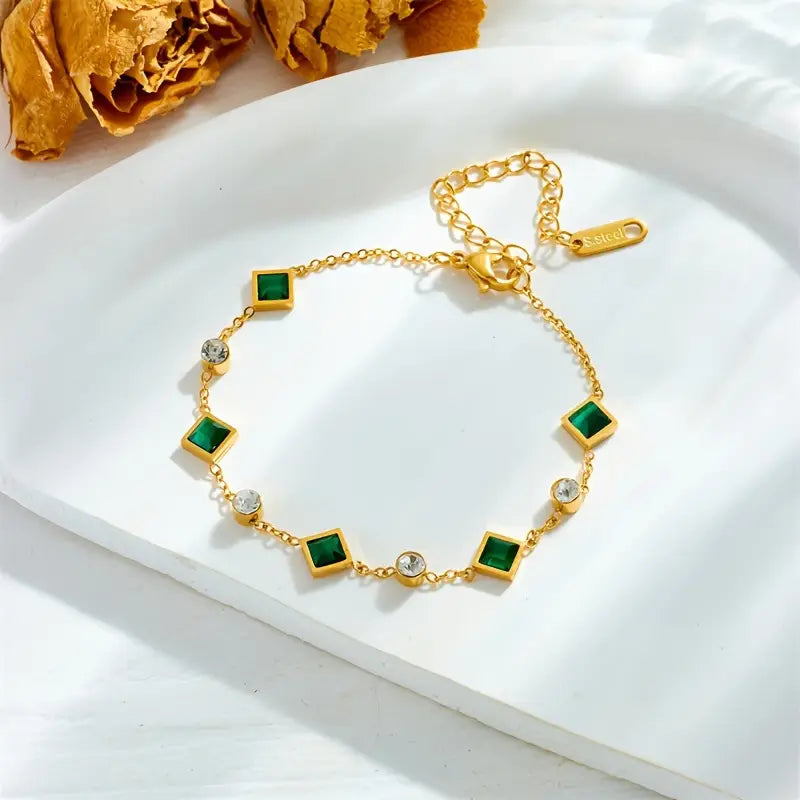 Meadow Emerald Bracelet