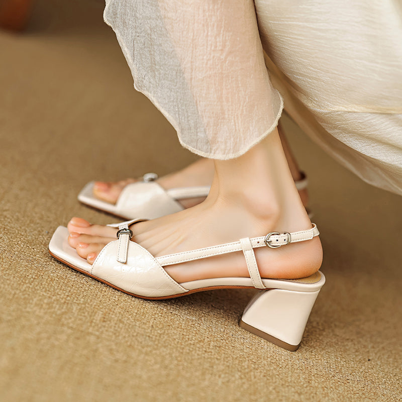 Capris Genuine Leather Sandals