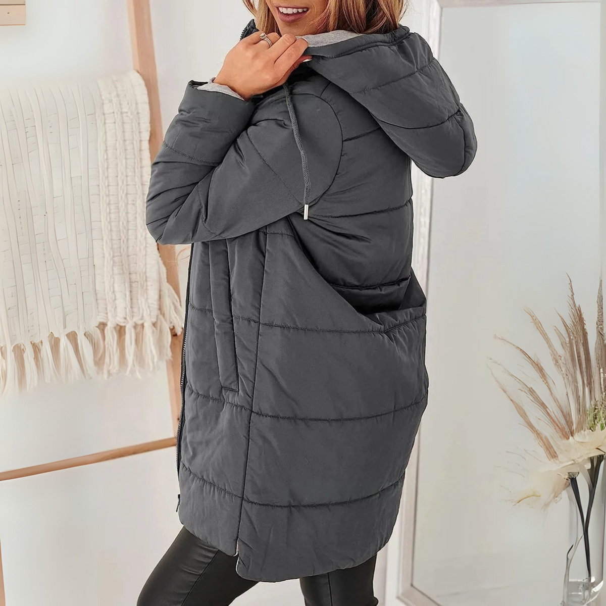 YILA™ - Casual Hooded Puffer Down Jacket