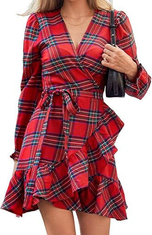 Emily | Plaid Mini Dress