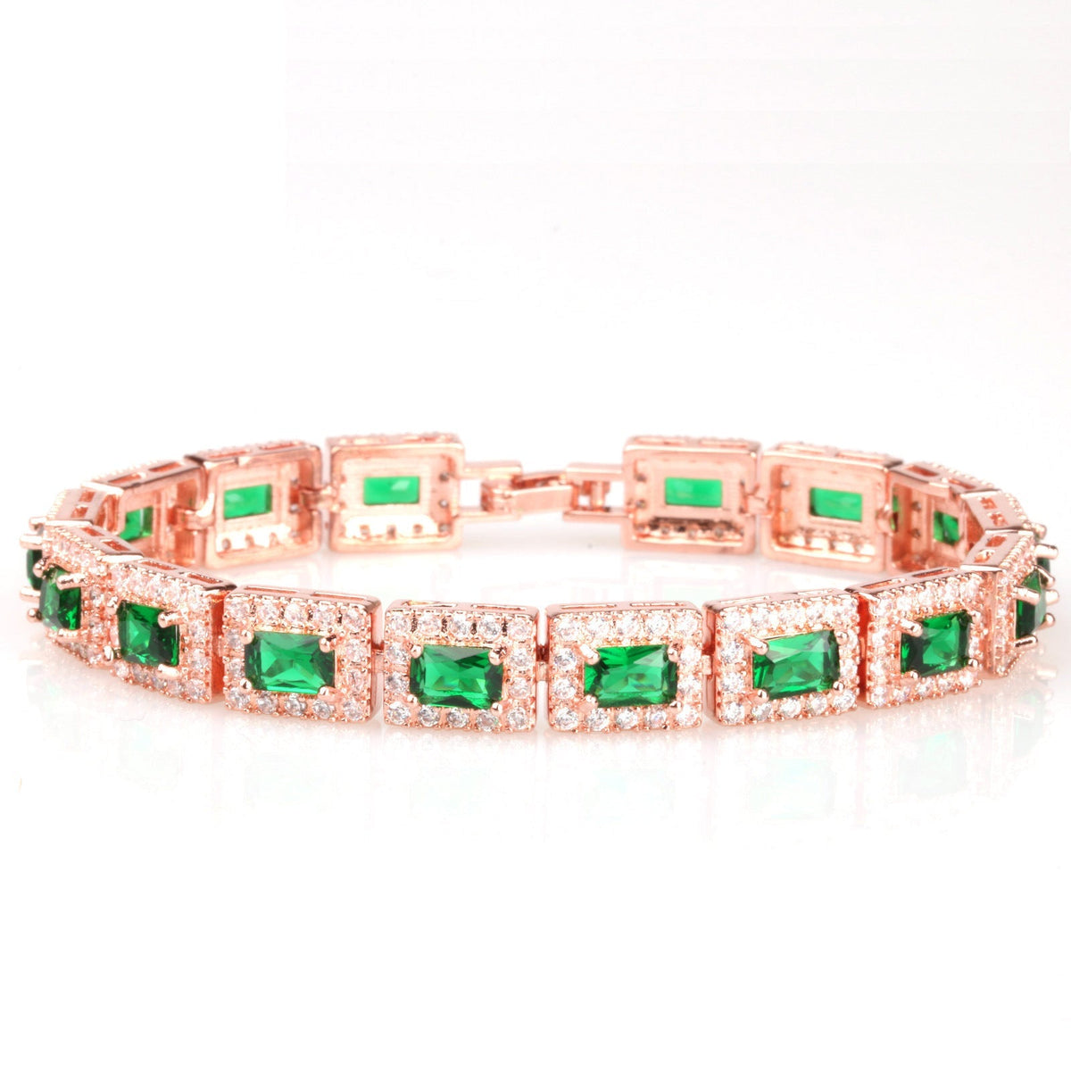 Rosewood Emerald Shine Bracelet
