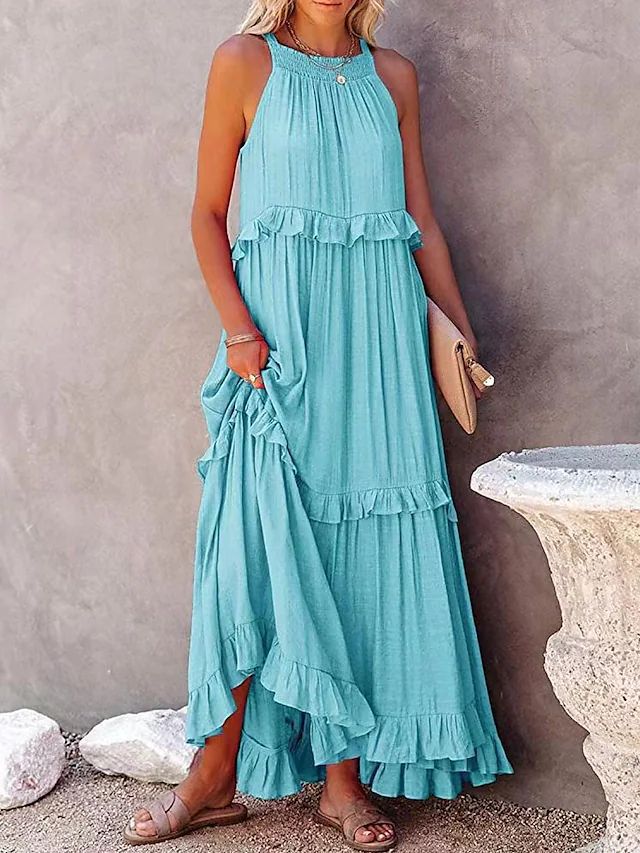 Cherry | Flow & Flutter Maxi Dress