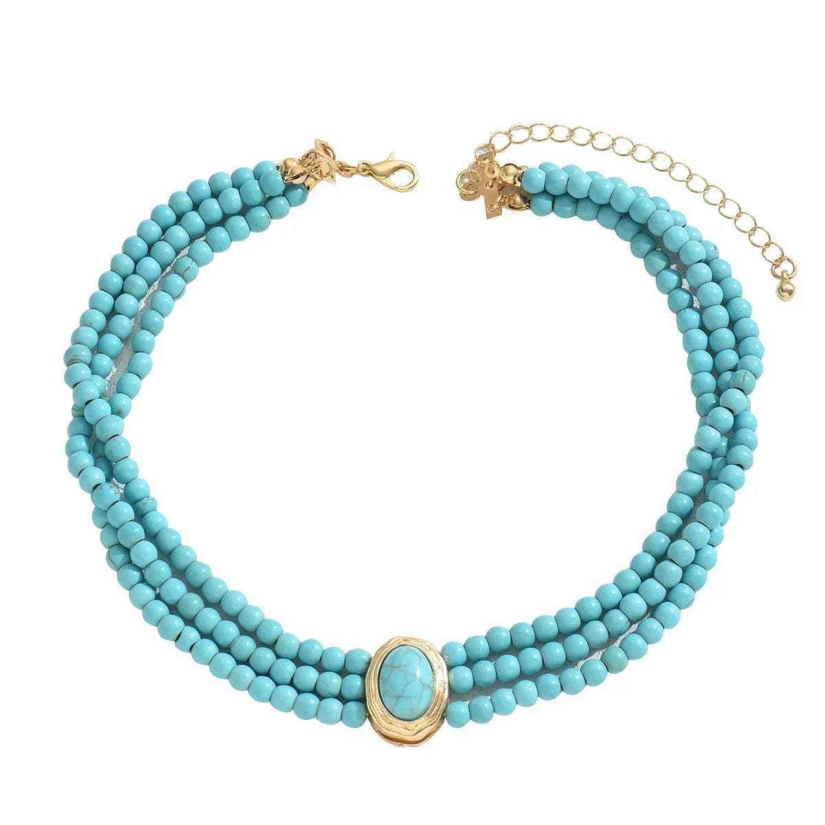 Turquoise Beaded Necklace