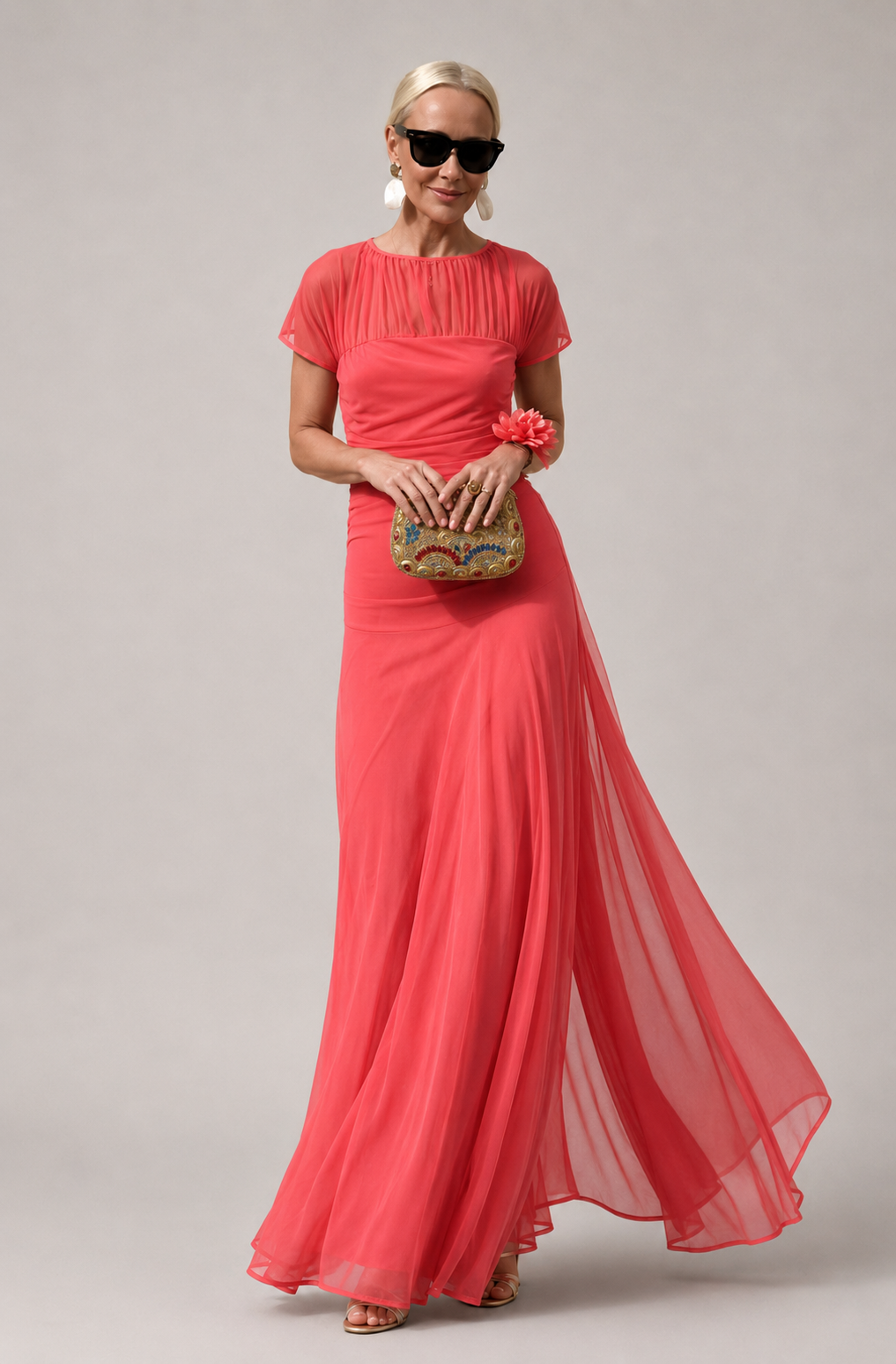 Gwendolyn | Soft Ruched Maxi Dress