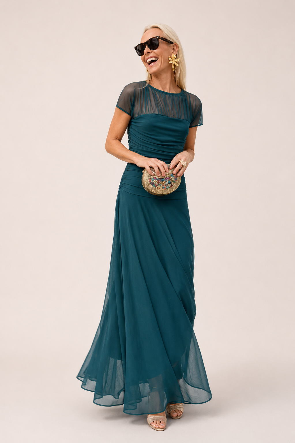 Gwendolyn | Soft Ruched Maxi Dress