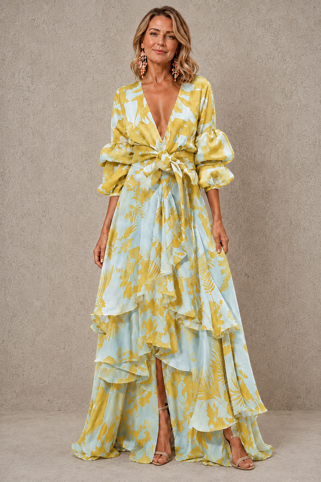 Katarina | Effortless Belted Waist Maxi Dress