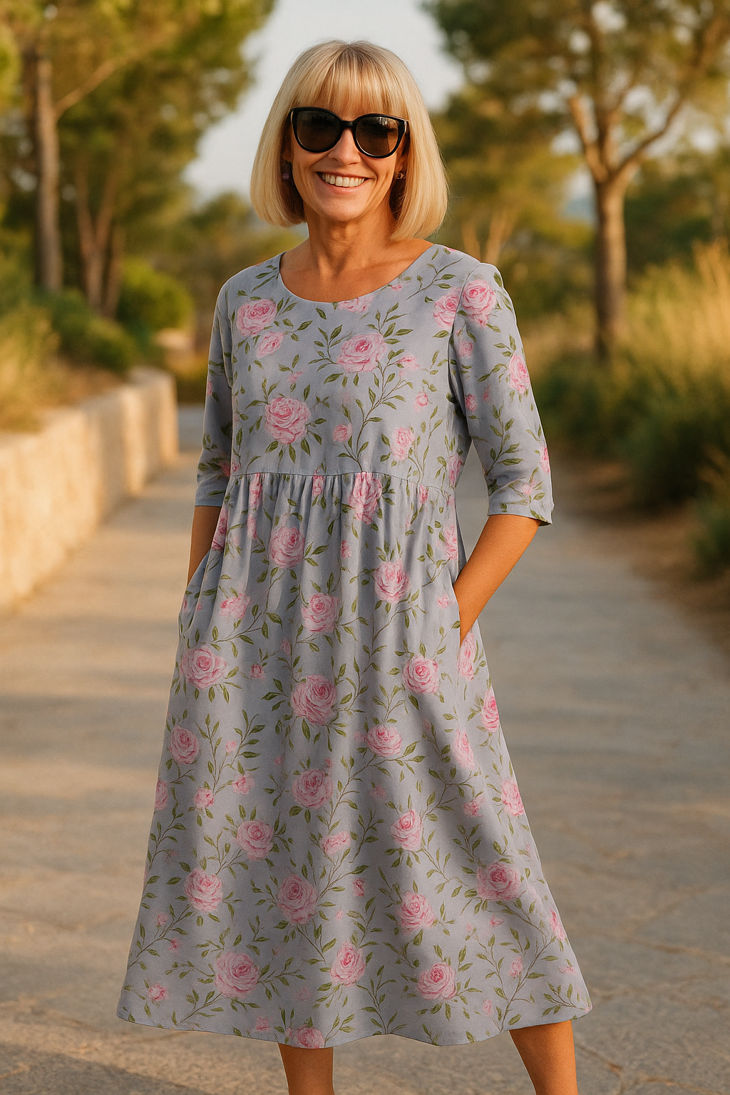 Juliette | Easy Flow Midi Dress