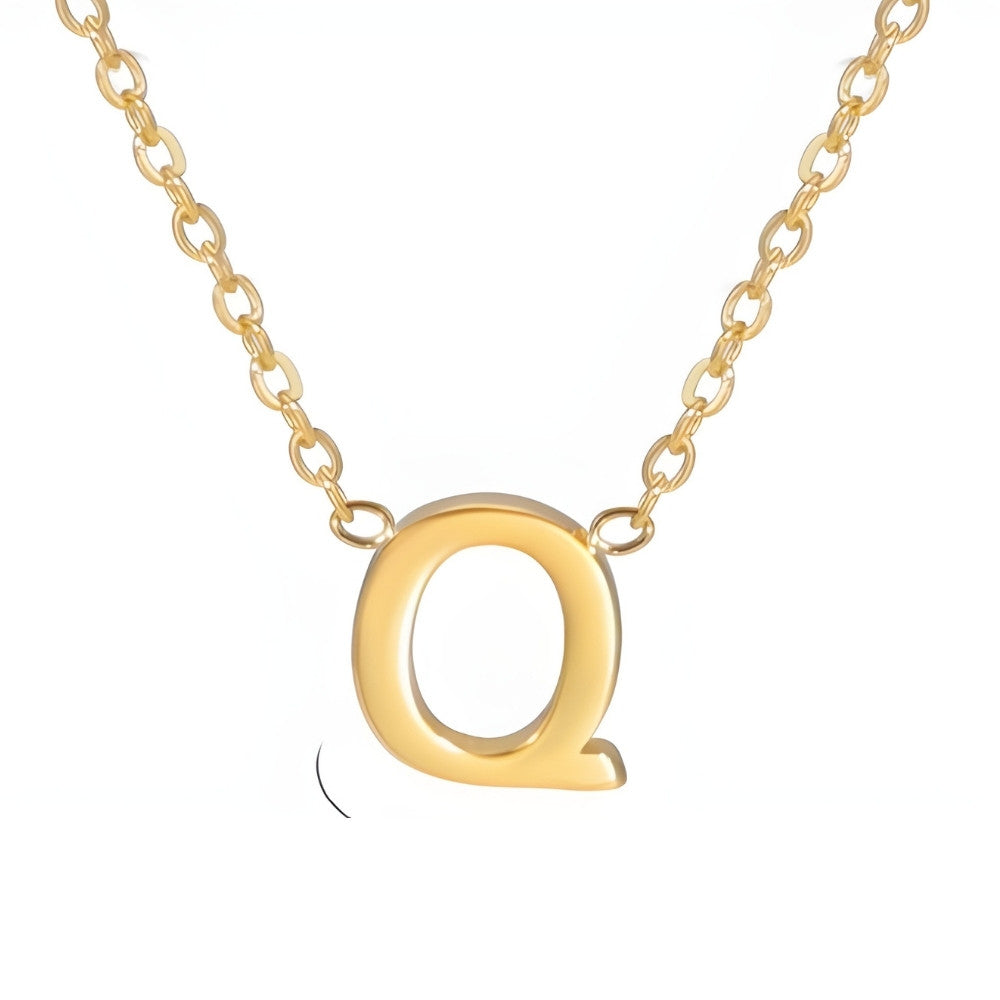 Signature Gold letter Necklace