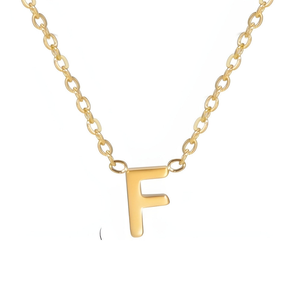 Signature Gold letter Necklace