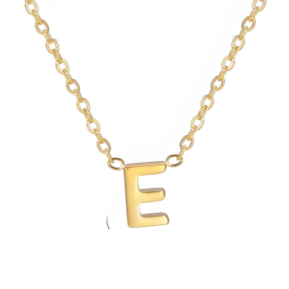 Signature Gold letter Necklace