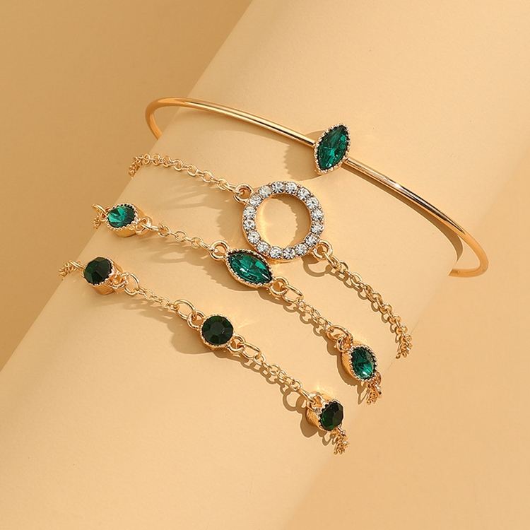Champs Emerald Bracelet Set