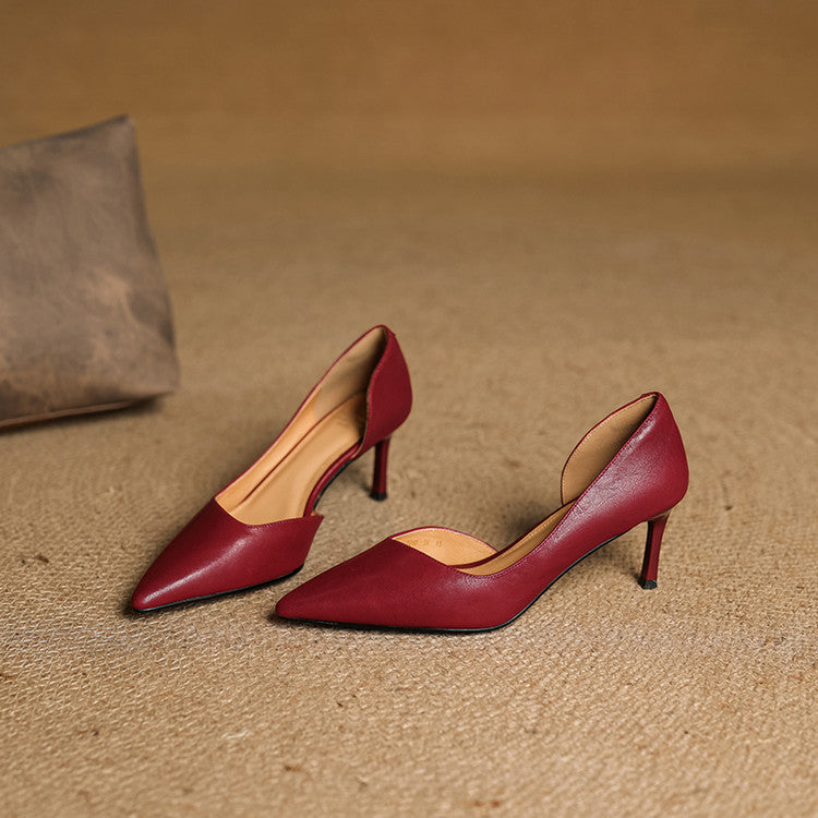 Avella Genuine Leather Heels