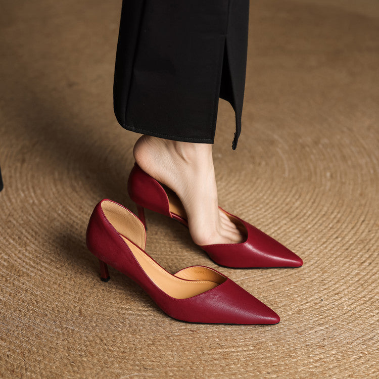 Avella Genuine Leather Heels