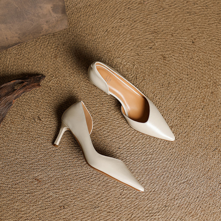 Avella Genuine Leather Heels